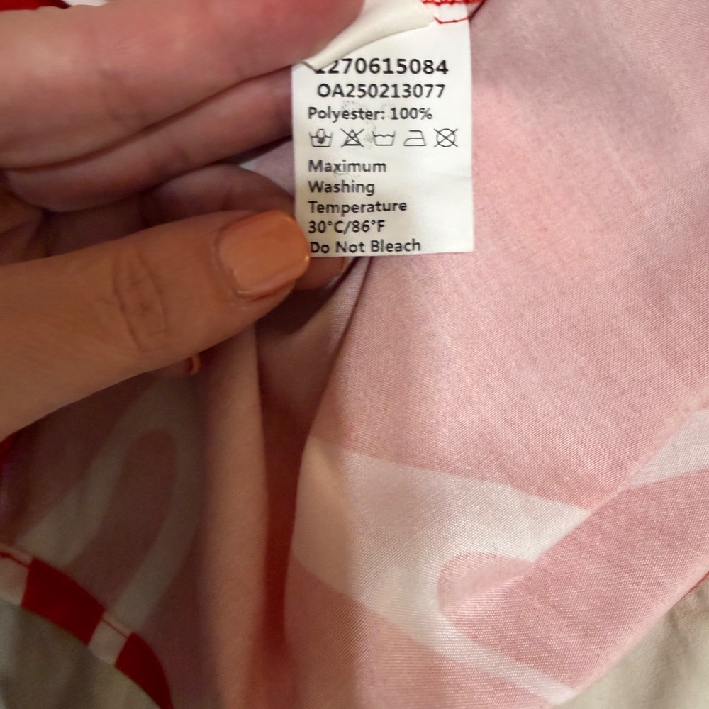 COMMENSE PRINTED BACK TIE DETAIL DRESS SIZE M - Picture 8 of 10